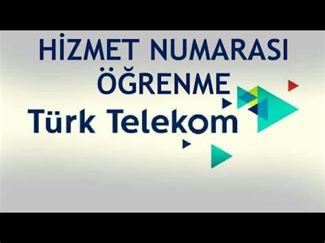 Türk telekom hizmet numarası ile giriş